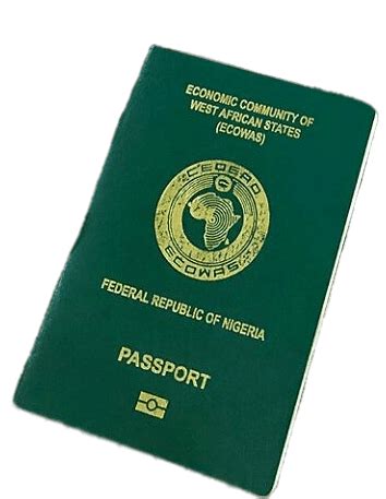 Passport of the Federal Republic of Nigeria transparent PNG - StickPNG