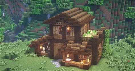 How to build a Survival House! Tutorial (Rustic House Design) 1.20/1.19.2/1.19.1/1.19/1.18/1.17. ...