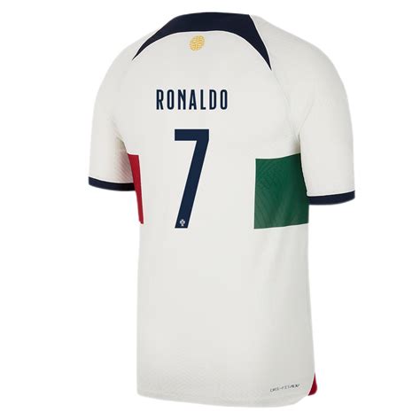 Camiseta Auténtica RONALDO #7 Portugal 2022 Segunda Equipación ...