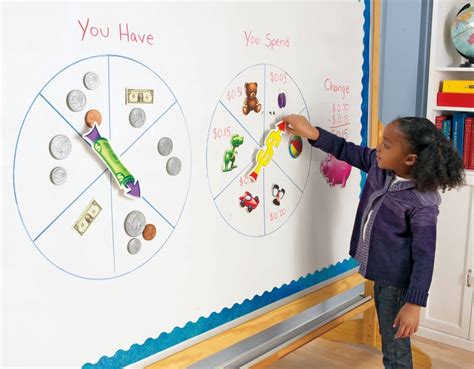 SpinZone™ Magnetic Whiteboard Games, Money Turn your whiteboard into a ...