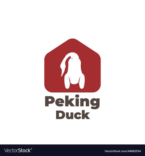 Peking duck house Royalty Free Vector Image - VectorStock