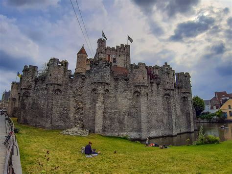 Gravensteen castle. Ghent, Belgium. 2019