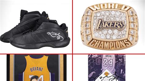 Kobe Bryant Memorabilia Hits Auction Block, Raising Money For Mamba ...