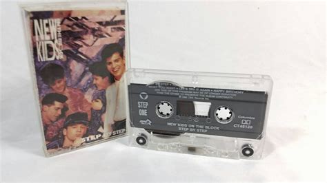 Vintage NKOTB Step by Step Album Cassette Tape/New Kids on the