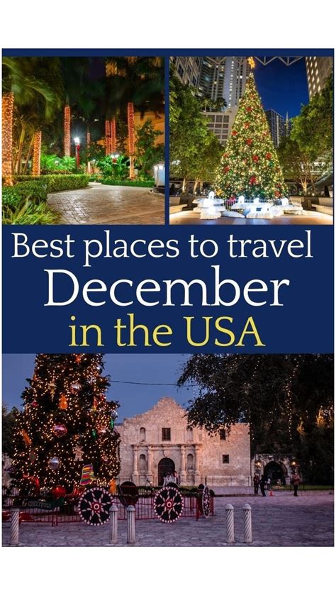 Best Places to Travel in December in the USA | Pinterest