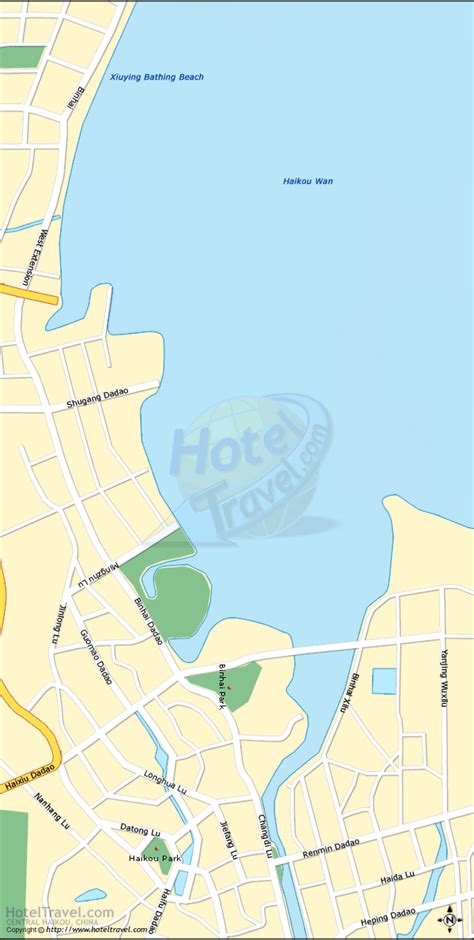 Haikou Map - TravelsFinders.Com