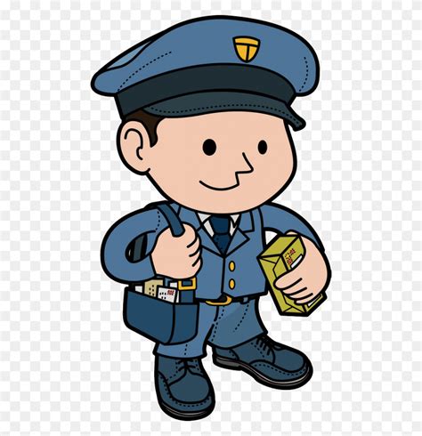 Mailman clipart postman uniform, Mailman postman uniform Transparent ...