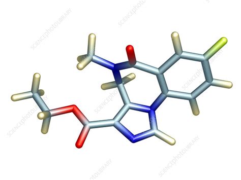 Flumazenil benzodiazepine antidote - Stock Image - A624/0370 - Science ...