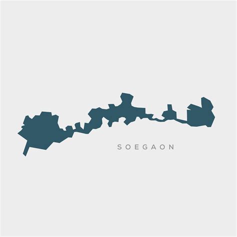 Soegaon tahasil map vector icon. Soegaon in Chhatrapati Sambhaji Nagar ...