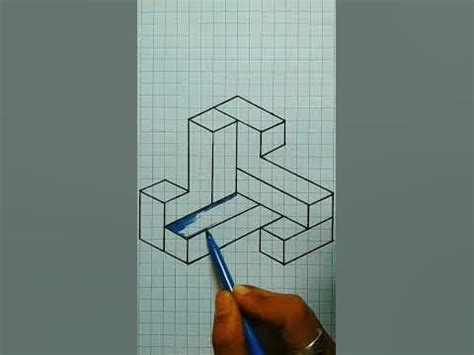 3D drawing | 3D pencil drawing | 3D drawing Step by step | Easy 3D Drawing #draw #3d #3ddrawing ...