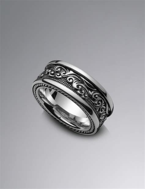 Waves Band Ring, 11mm | Rings for men, David yurman mens ring, Mens jewelry