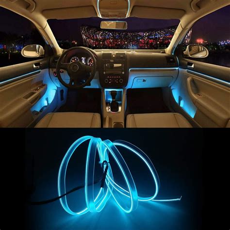 ARUNDEL SERVICES EU Azul 5m Led Ajuste del Coche Tubo Suave Flexible ...