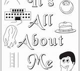 All About Me Printable Coloring Pages sketch template