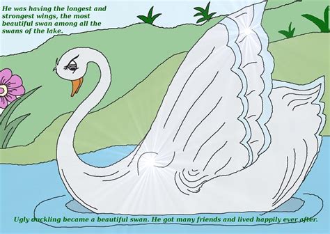 Ugly duckling became a beautiful swan