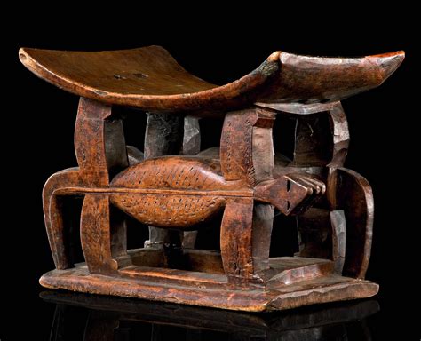 Africa | Stool from the Ashanti people of Ghana | Wood | Stools are eminently personal to their ...