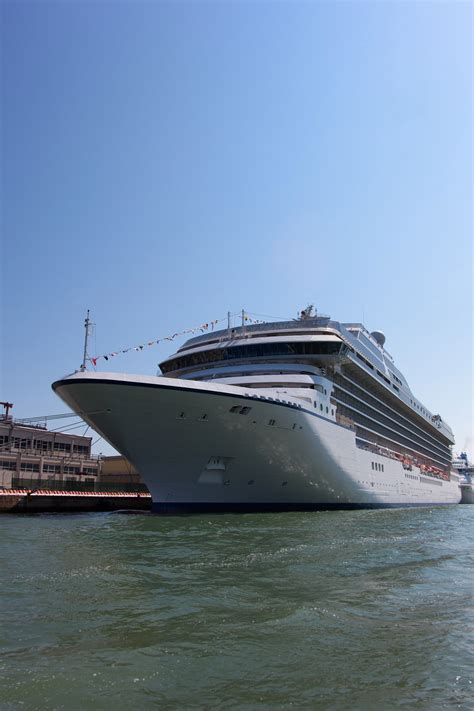 Free photo: Cruise ship in port - side view - Beautiful, Tropic, Summer ...