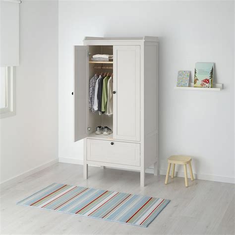 SUNDVIK Wardrobe, white, 31 1/2x19 5/8x67 3/8" - IKEA Ikea Wardrobe ...