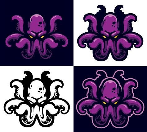 Kraken Mascot Symbol 14848358 Vector Art at Vecteezy