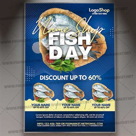 Fish Sale Template | Templates, Flyer, Fish