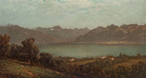 John William Casilear - Mountain Lake, Landscape by John William ...