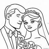 Wedding Day Bride And Groom Coloring Page 42773 33804 sketch template