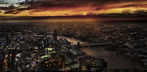 Wallpaper : London, sunset, cityscape, night, reflection, sky, skyline, evening, morning, river ...