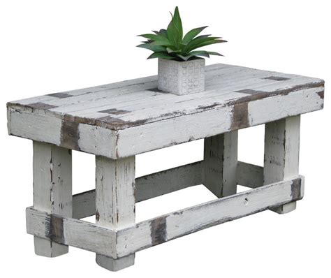 White Farmhouse Coffee Table - Farmhouse - Coffee Tables - by Doug and Cristy Designs