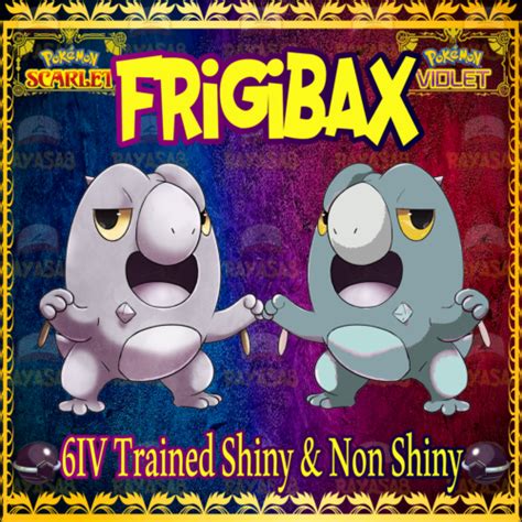 🌟Frigibax Shiny Non Shiny Best Stats Pokemon Scarlet and Violet Home🌟 | eBay