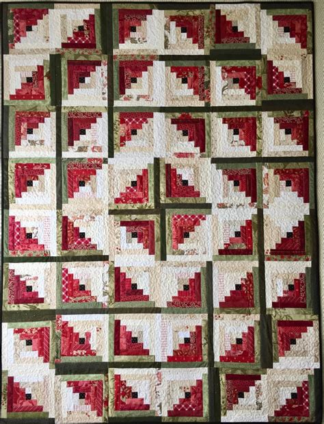 Log Cabin Quilt Patterns PDF Easy Quilt Patterns Beginner | Etsy | Log cabin quilt patterns, Log ...