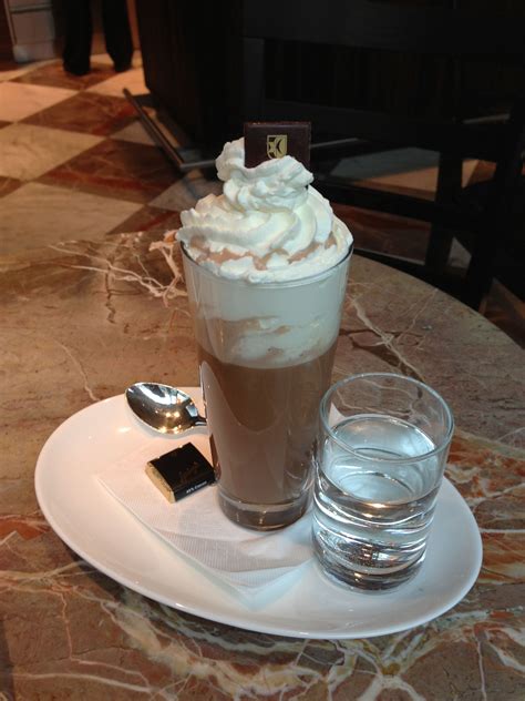 'Cafe Chocolate' at world famous Swiss chocolatier Sprungli's cafe in ...