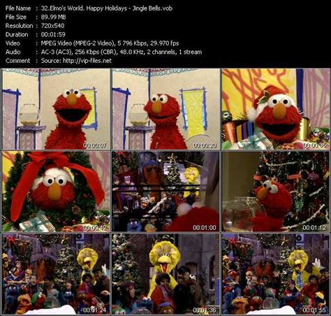 Elmo's World. Happy Holidays «Jingle Bells» VOB File