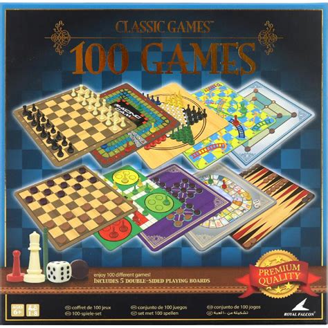 Royal Falcon Classic Games 100 Games Strategy Game English - Jarir ...