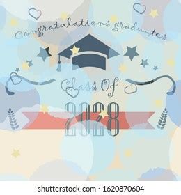 Graduation Class Year 2028 Vector Illustration Stock Vector (Royalty ...