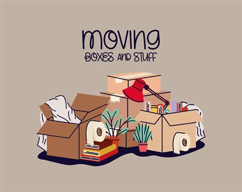 moving boxes design 4429948 Vector Art at Vecteezy