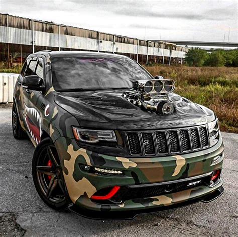 Custom Blown Camo SRT Jeep Grand Cherokee | Jeep cars, Jeep srt8, Jeep grand cherokee srt