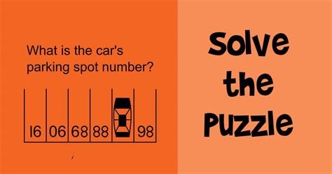 What is the Car's Parking Spot Number? | DoYouRemember?