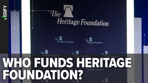 VERIFYING claim about donors of Heritage Foundation, Project 2025 ...