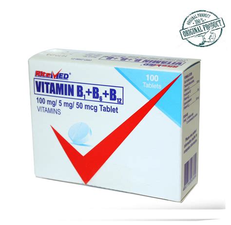 RITEMED VITAMIN B COMPLEX (B1,B6 AND B12) 100 TABLETS | Lazada PH