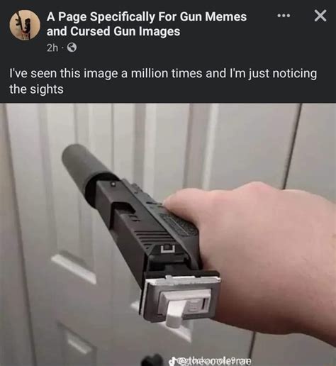 A Page Specifically For Gun Memes and Cursed Gun Images I've seen this image a million times and ...