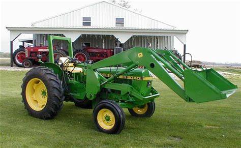 John Deere 2040 diesel tractor with loader for sale