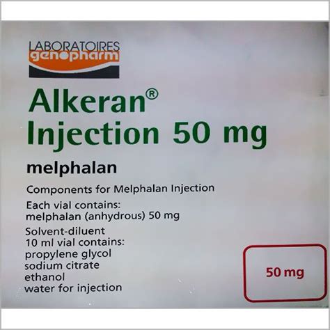 Alkeran Melphalan Injection, Treatment: Used To Treat Multiple Myeloma ...