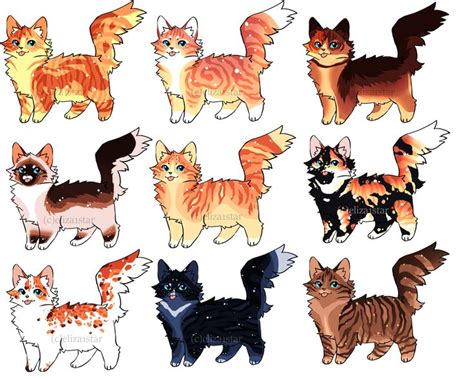 Cat Adopts 14 [300pts/3$ - OPEN} by Chintzy-Adopts | Warrior cats art ...