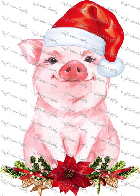 Christmas Pig – Vinyl Creation Supply