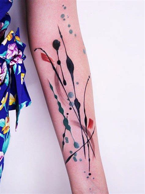 Arm tattoos - Best Watercolor arm tattoos for women