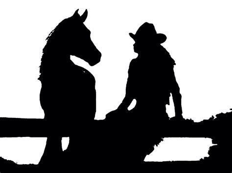 Horse and cowgirl silhouette | Cavalo desenho, Cavalos, Quarto de milha