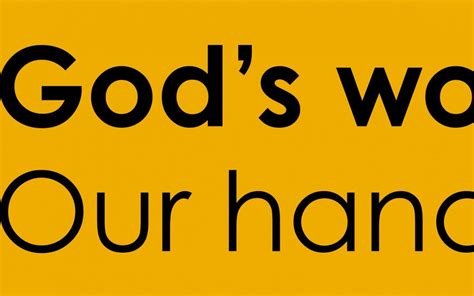 God’s Work. Our Hands. | Lutheran Church of Our Savior