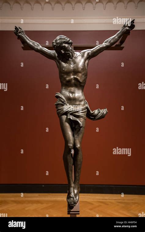 "jesus on the cross" sculpture Stock Photo - Alamy