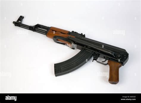 AK47 Chinese 56 pattern with stock folded Stock Photo - Alamy