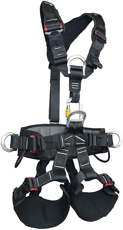 SOB Full Body Climbing Harness Can Be Inverted Thicken Widen Protect Waist Safety Harness Tree ...