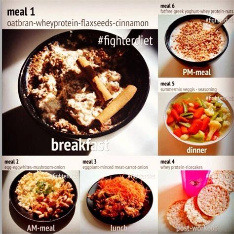 Fighter diet meal plan example day | Diet meal plans, Fighter diet ...